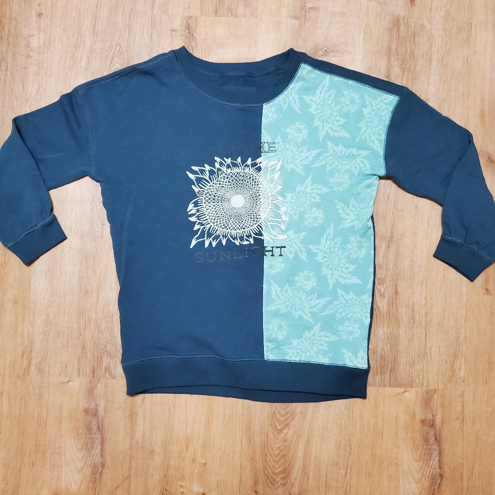 Anthropologie sunflower sweatshirt- size S